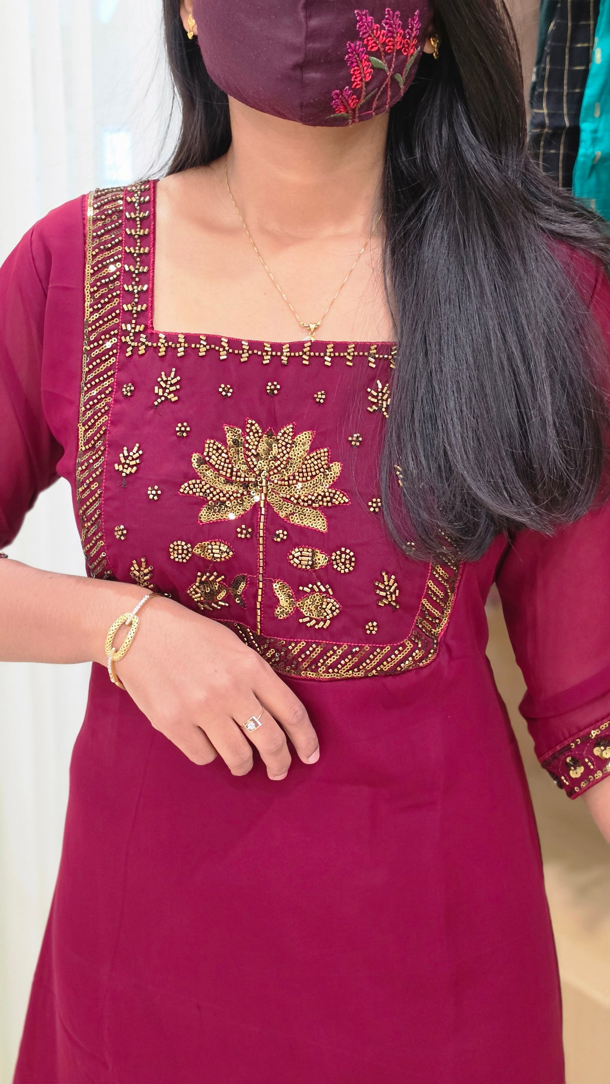 Ethnic kurti(12136)