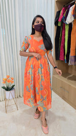 Western wear frock(13291)