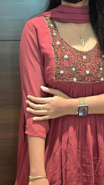 Ethnic Salwar set (Kurti+Dupatta)(11175)