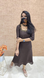Jewel Neck kurti (9409)c3