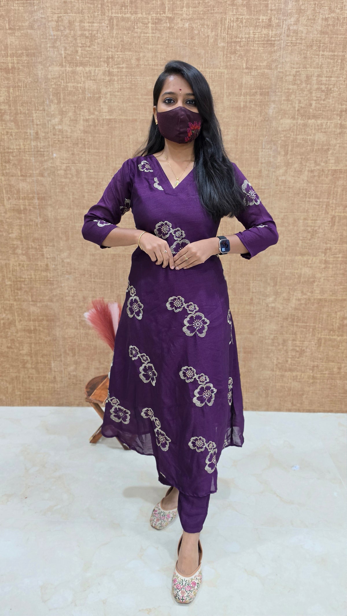 Ethnic Cord set (12400)c4