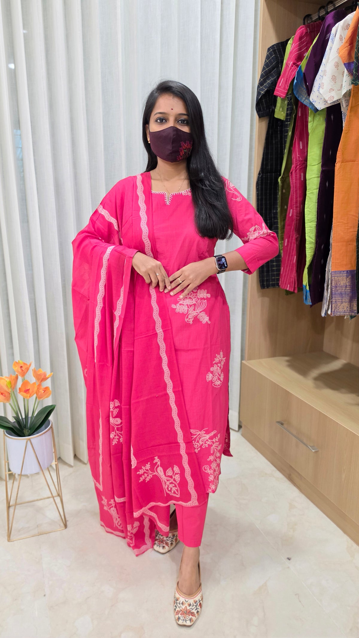 Cotton salwar set(13300)