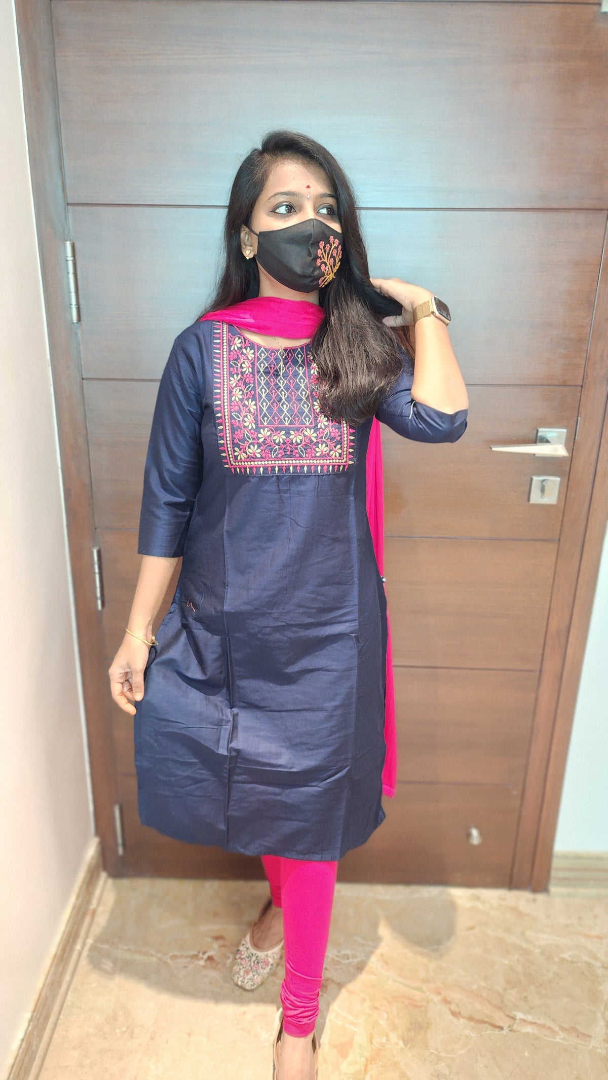Office Wear - Embroidery (8776)c