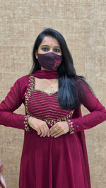 Ethnic Salwar set(Kurti+Dupatta)(12308)