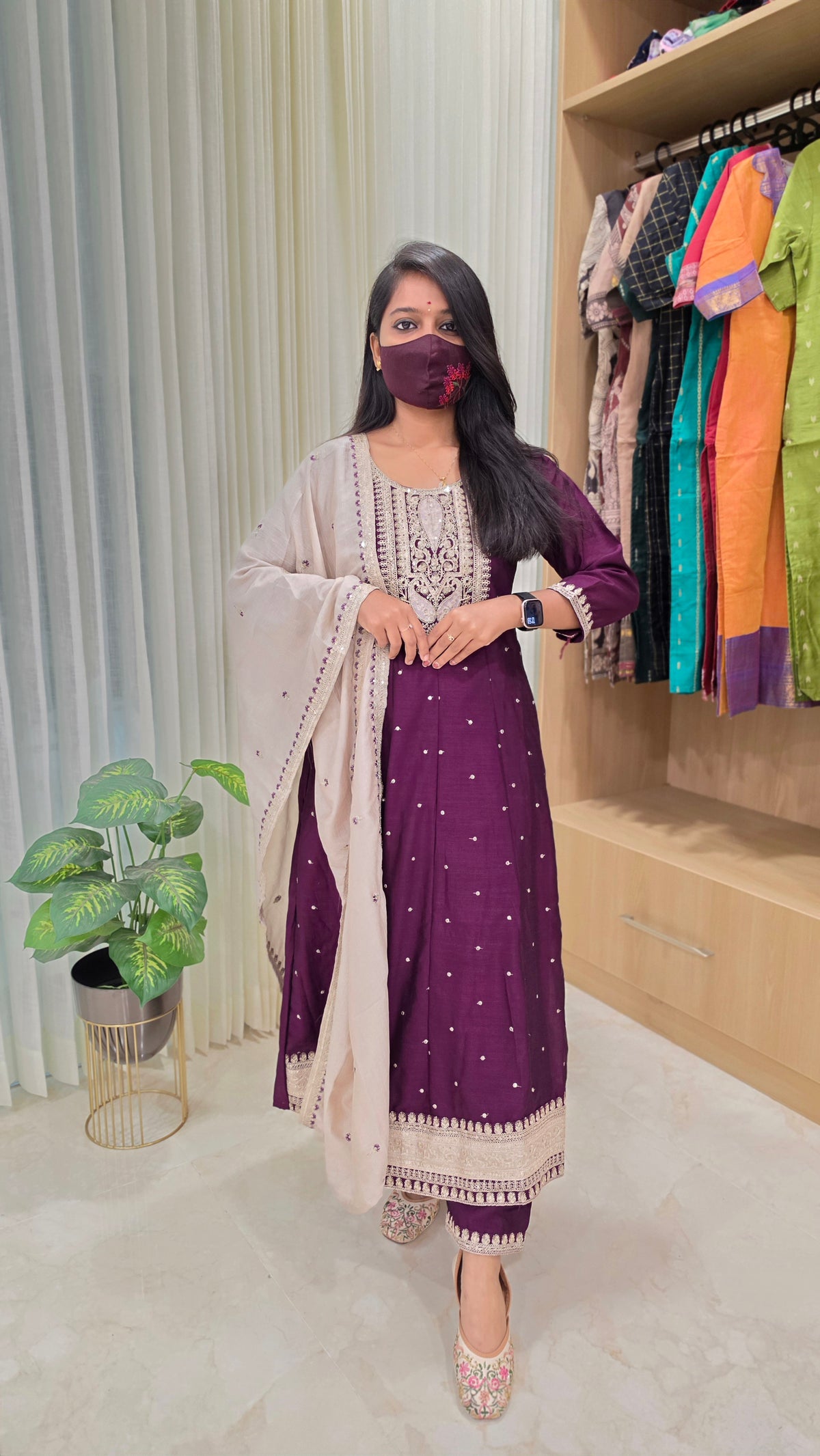 Ethinic Salwar set(12220)