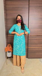 Office Wear kurti-Embroidery kurti(12027)