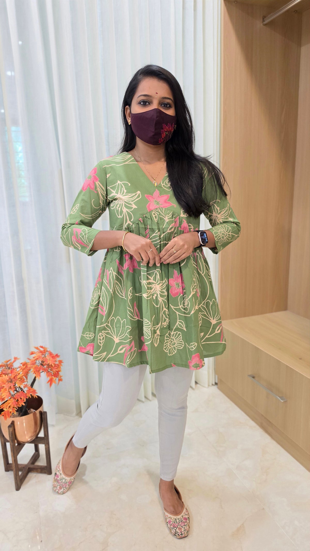 Western Short top(12811)