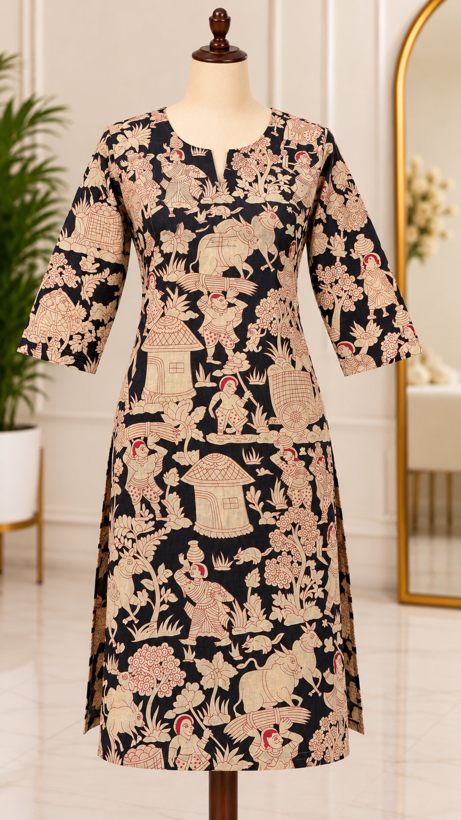 Kalamkari Kurti(12010)