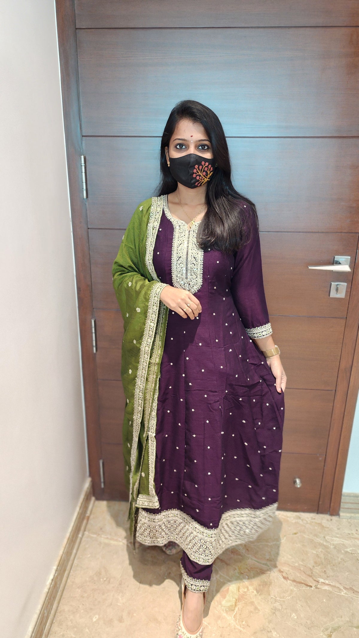 Festive Set-Anarkali Salwar Set (8936)