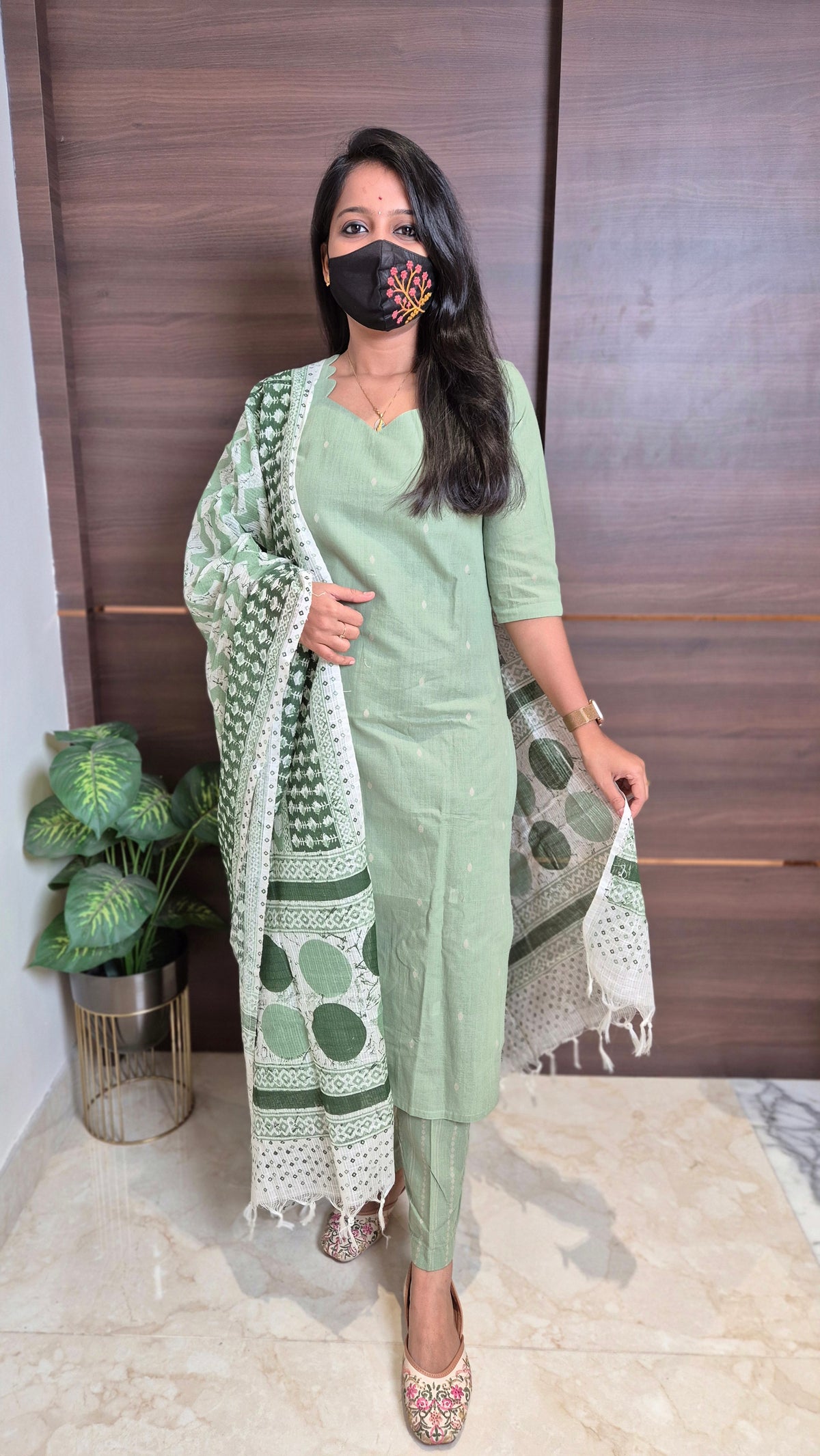 Handloom Cotton Salwar set(11221)