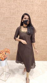 Jewel Neck kurti (9409)c3