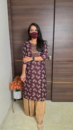 Office Wear kurti-Embroidery kurti(12026)