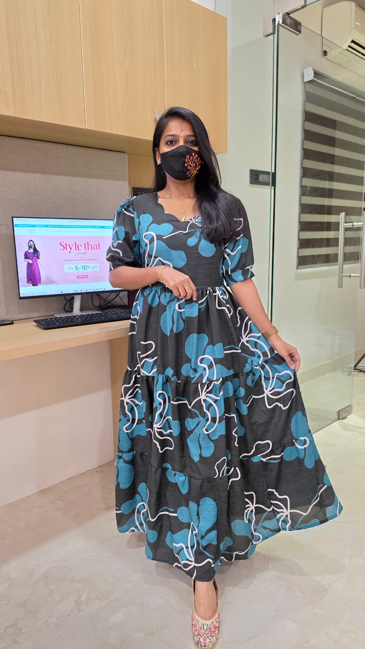 Ruby long maxi gown(11873)