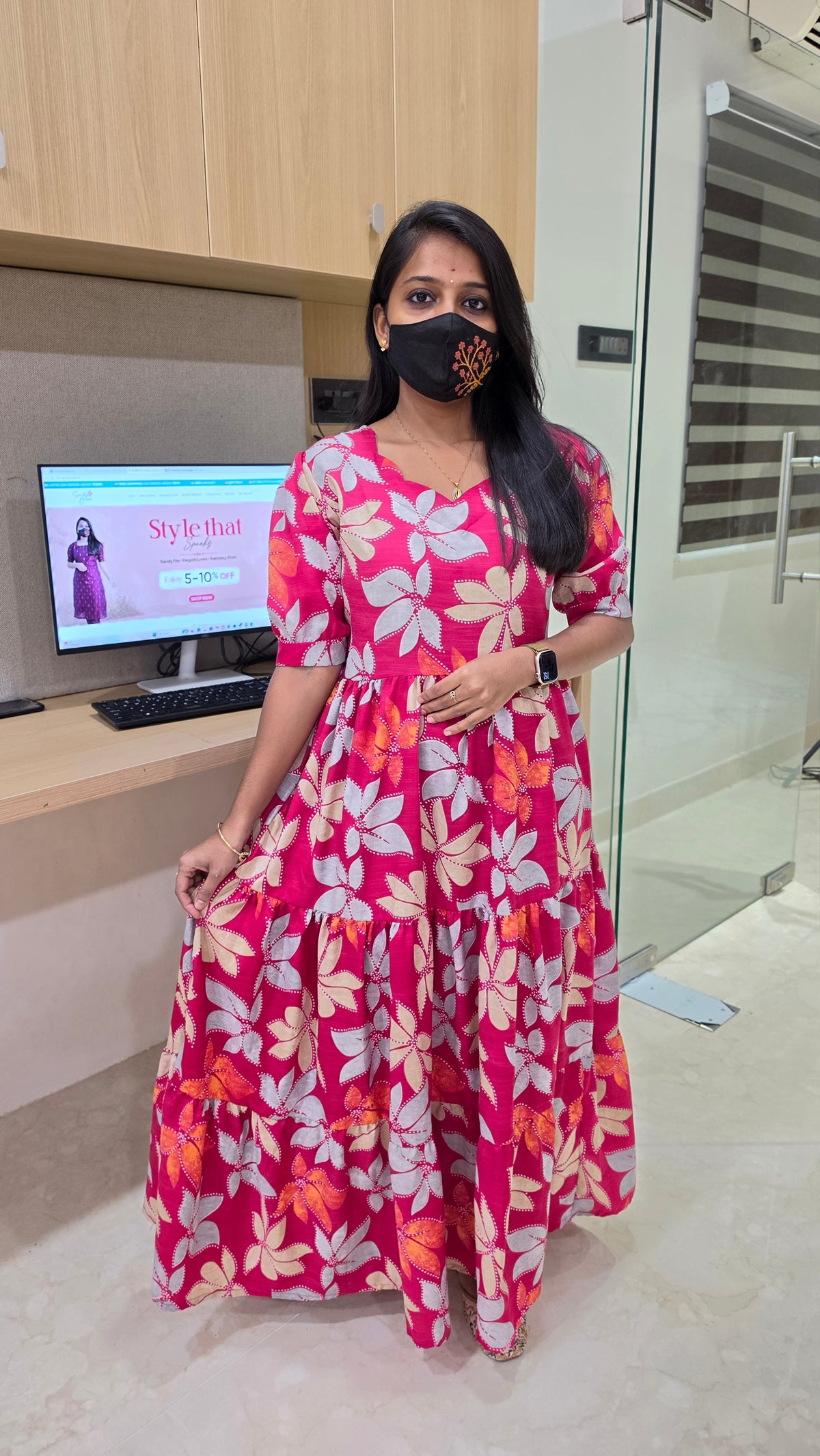 Ruby long maxi gown(11874)