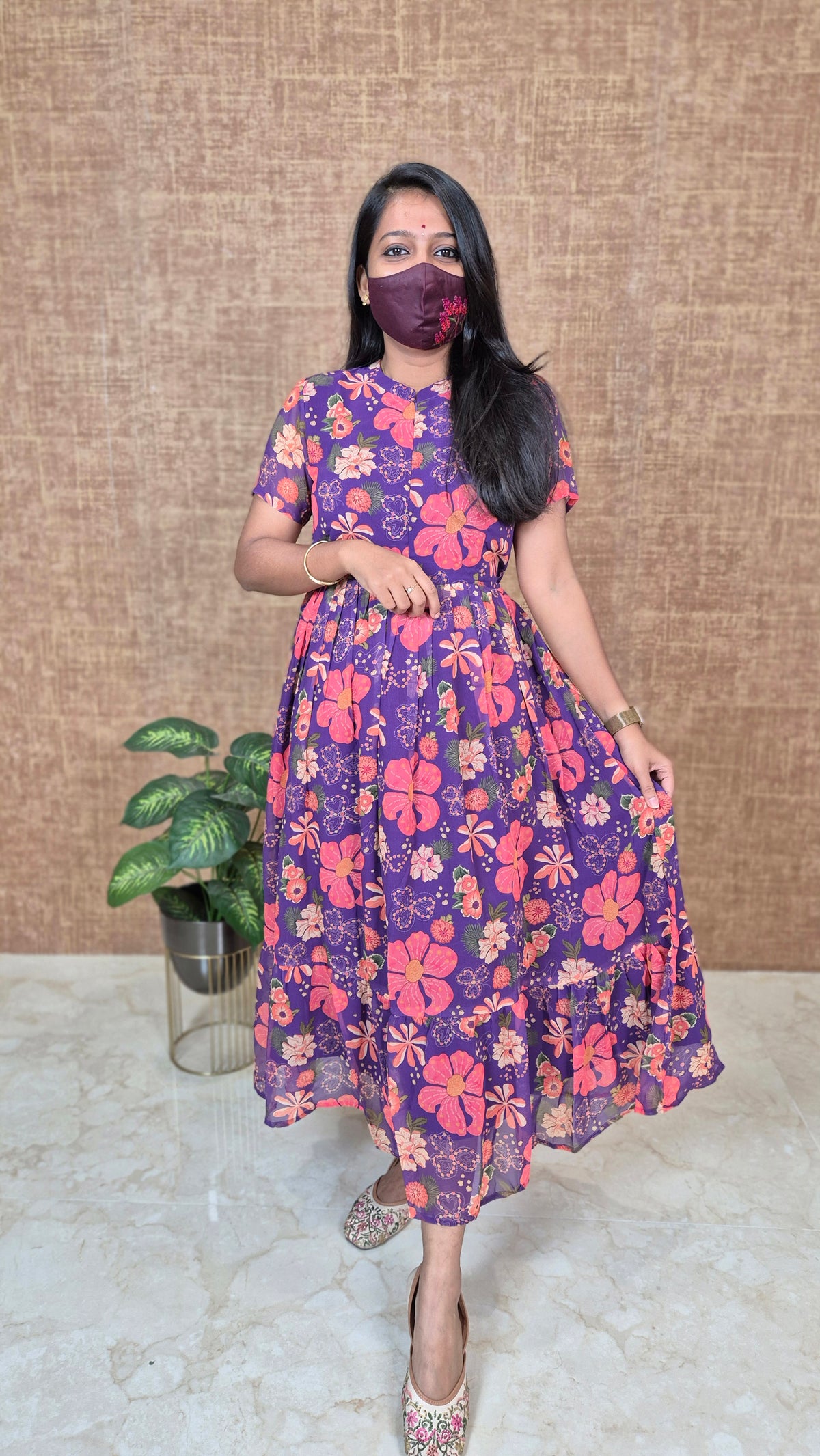 Western wear frock(11393)