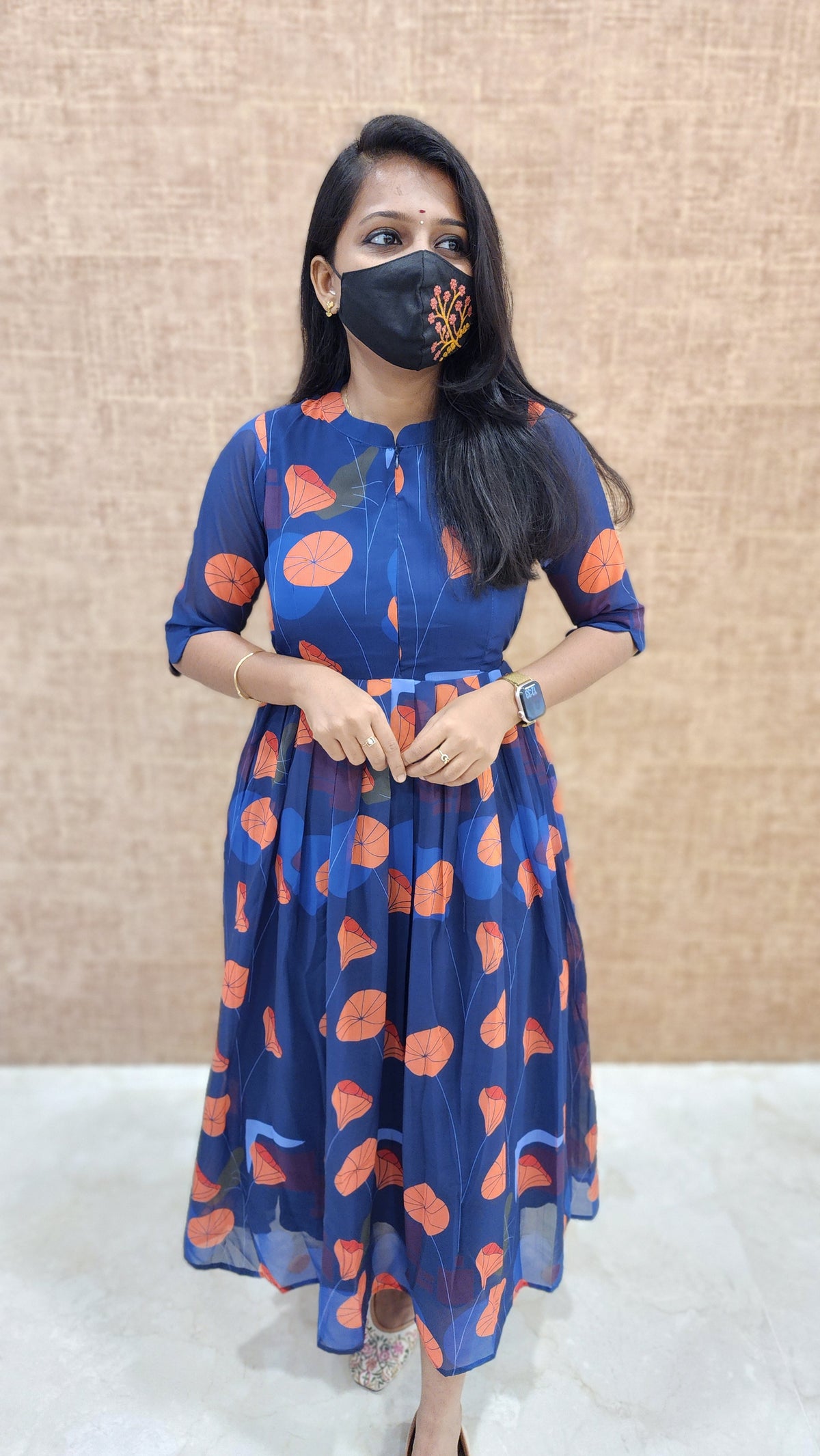 Floral Poetry Maxi Frock (9762)c