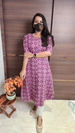 Jaipur A-Line cotton Kurti(10712)