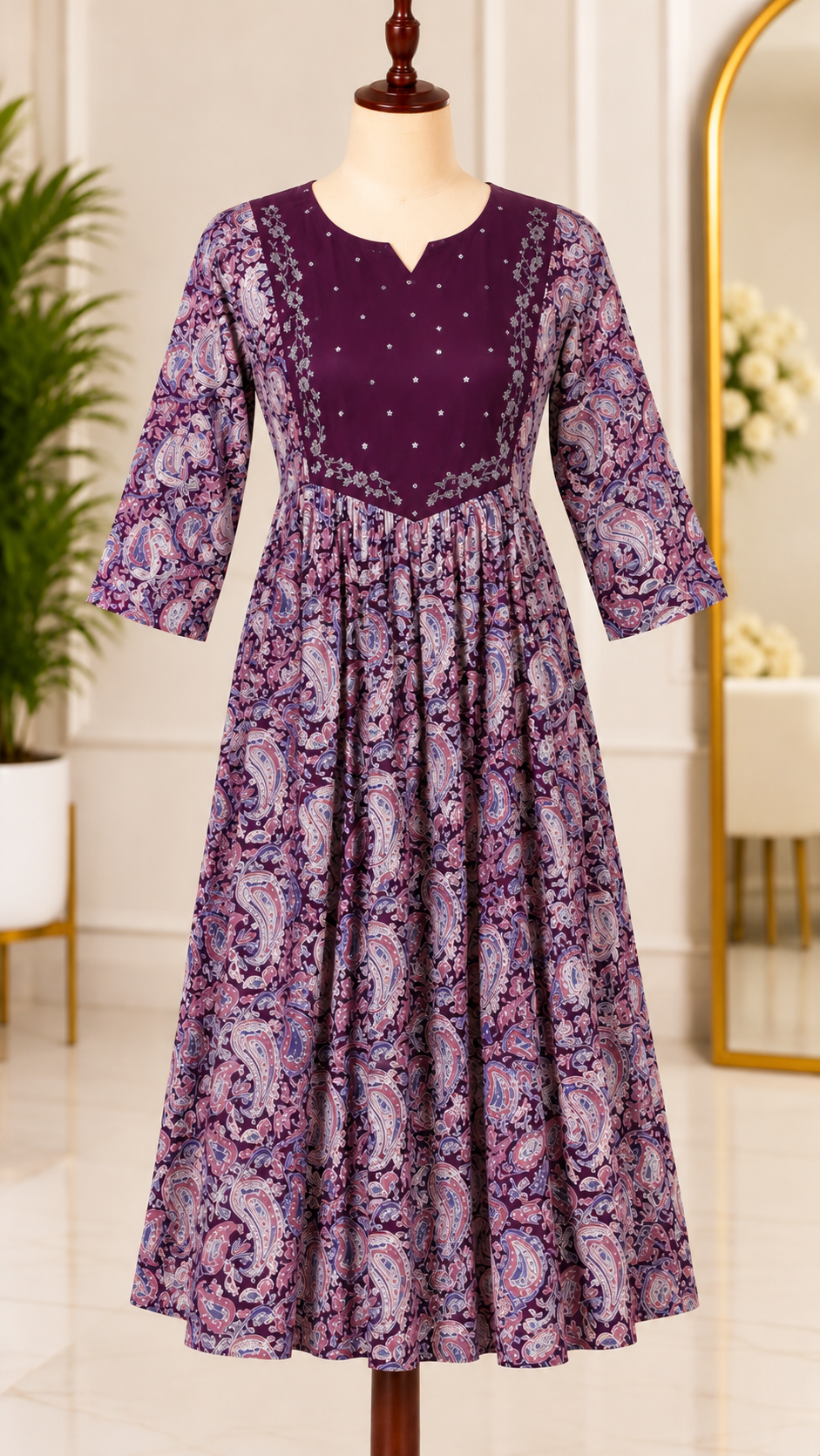 Ethinic wear kurti (13422)