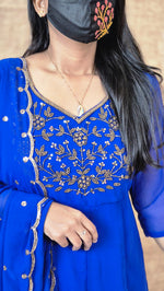 Ethnic Salwar set (Kurti+Dupatta)(11429)