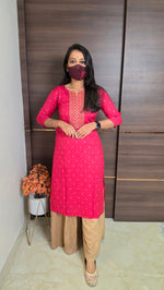 Office Wear kurti-Embroidery kurti(12030)
