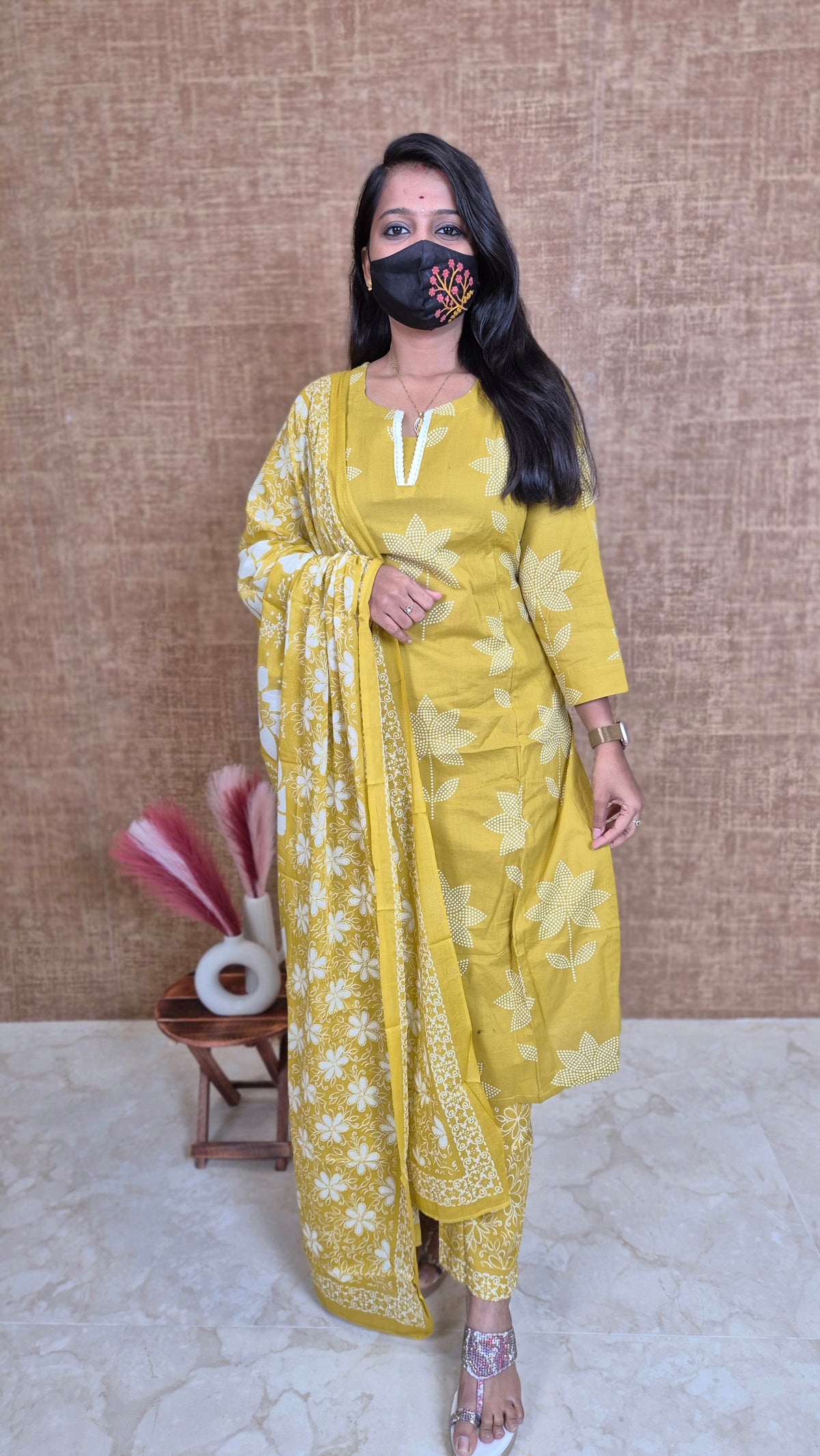 Cotton salwar set (11218)