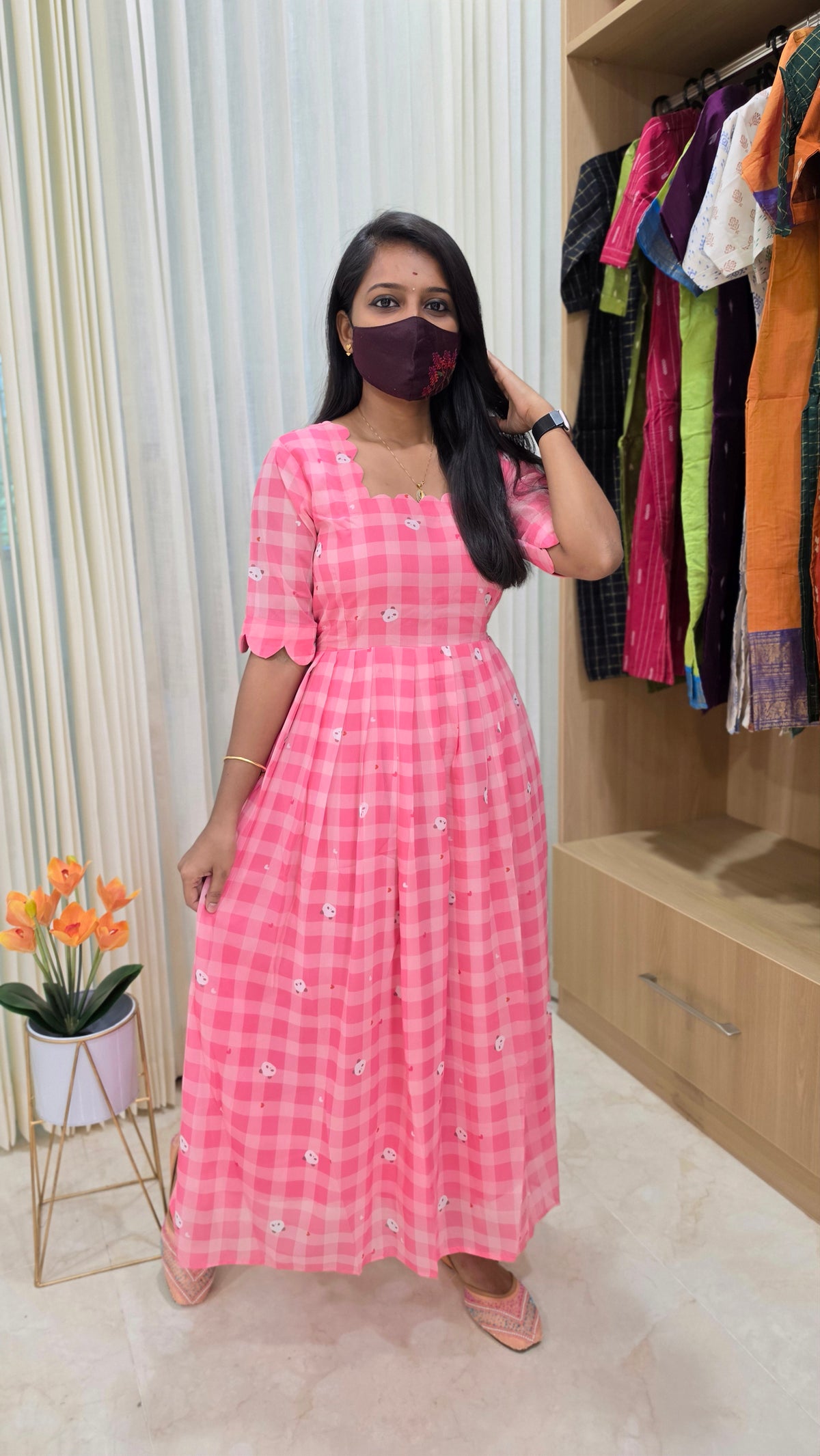 Western wear frock(13290)