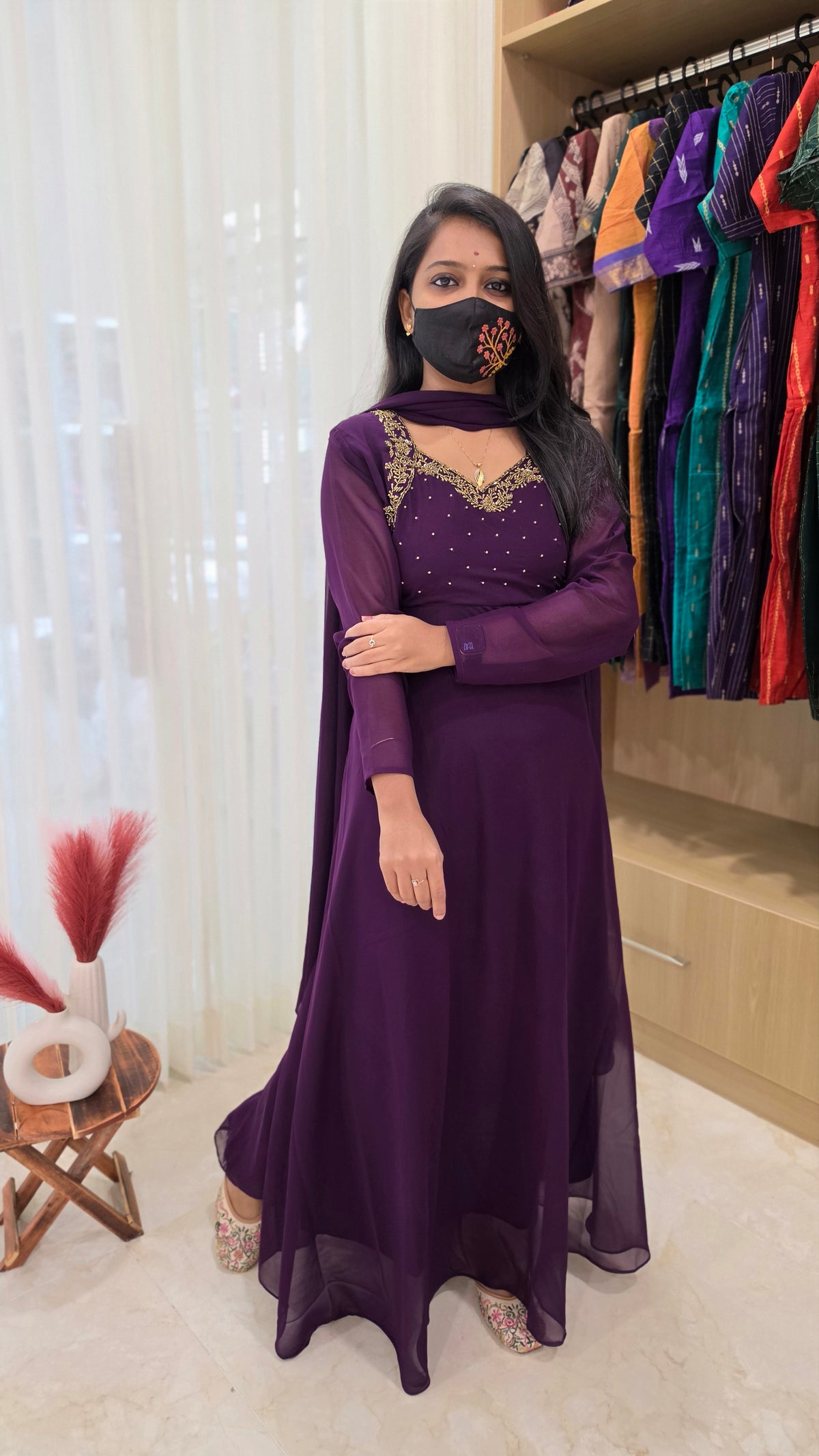 Thara Salwar Set (Kurti+Dupatta) (11989)