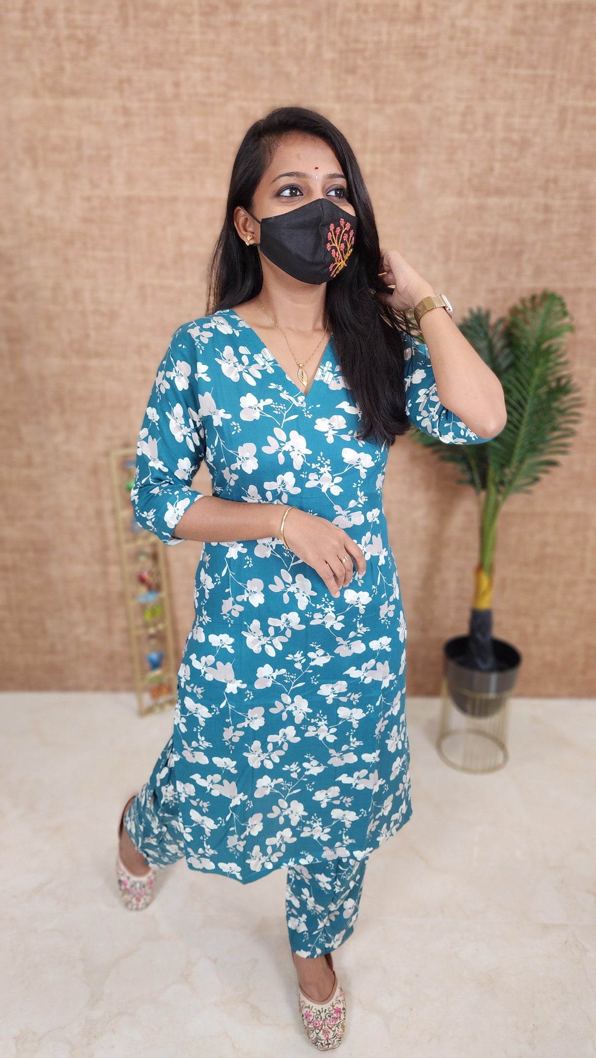Cord Set (pant & top)(9947)