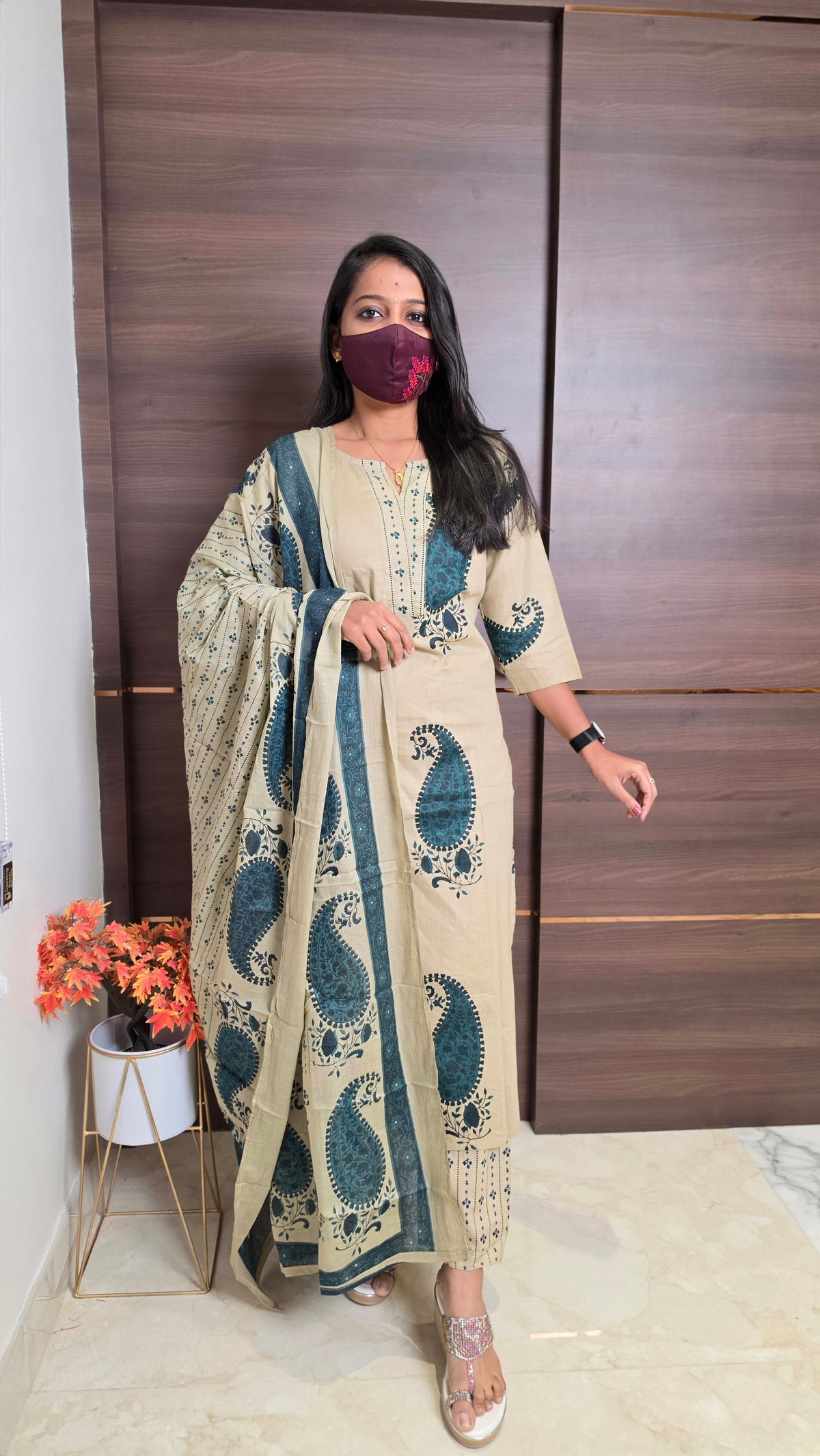 Cotton salwar set(12021)