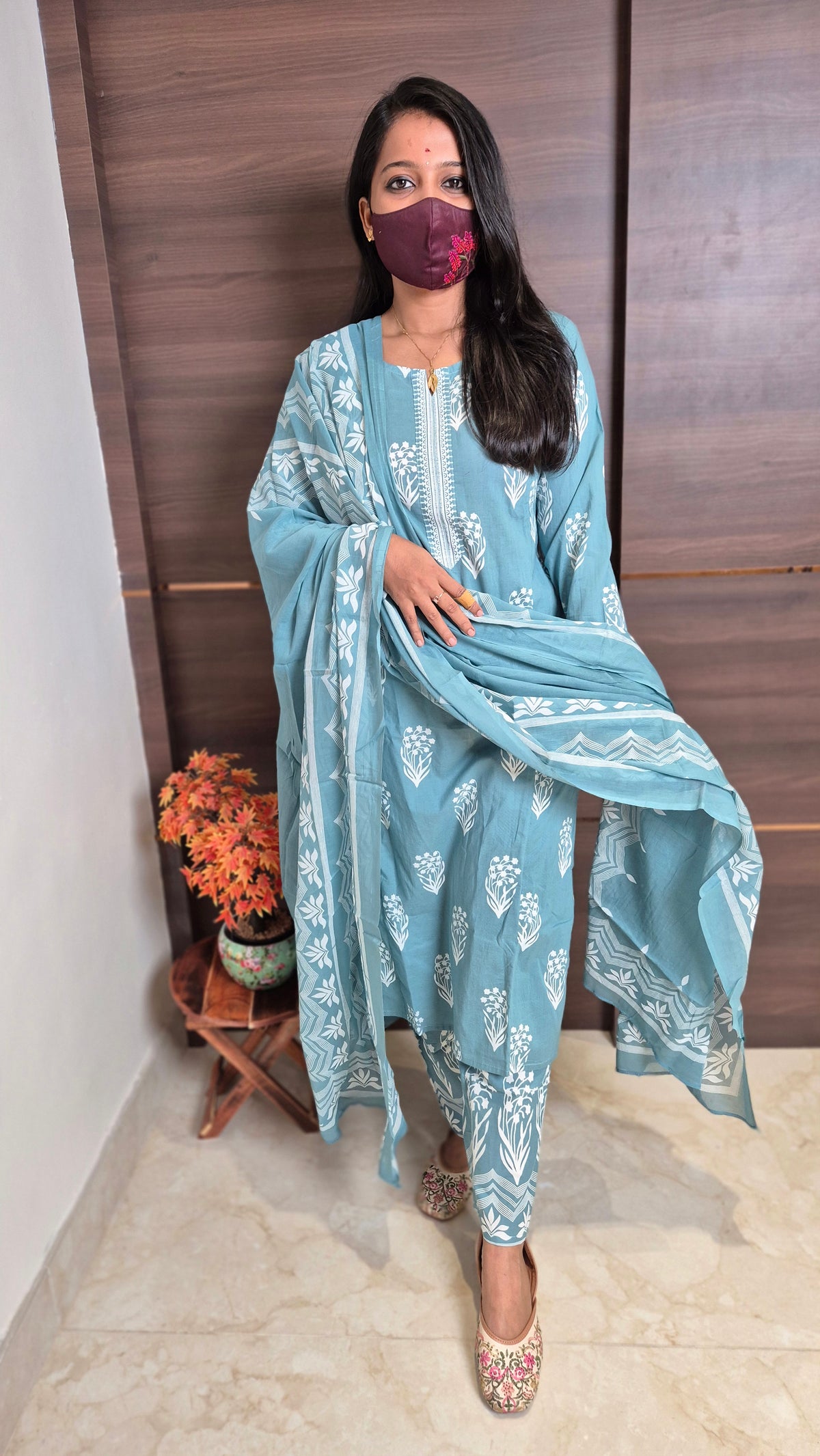 Cotton salwar set (11287)