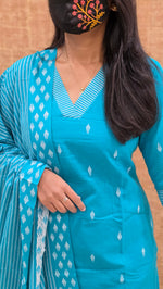 Handloom Cotton Salwar set (11567)