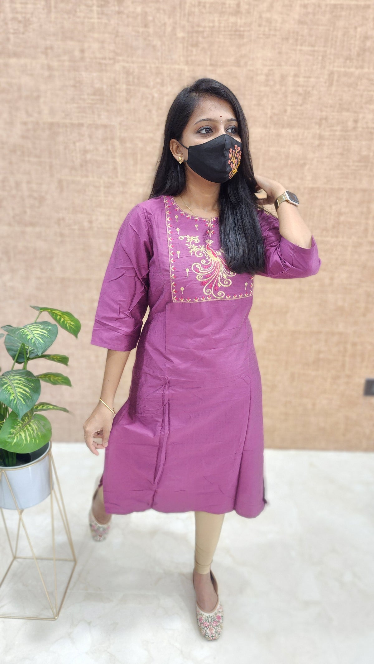 Office Wear - Embroidery (9695)