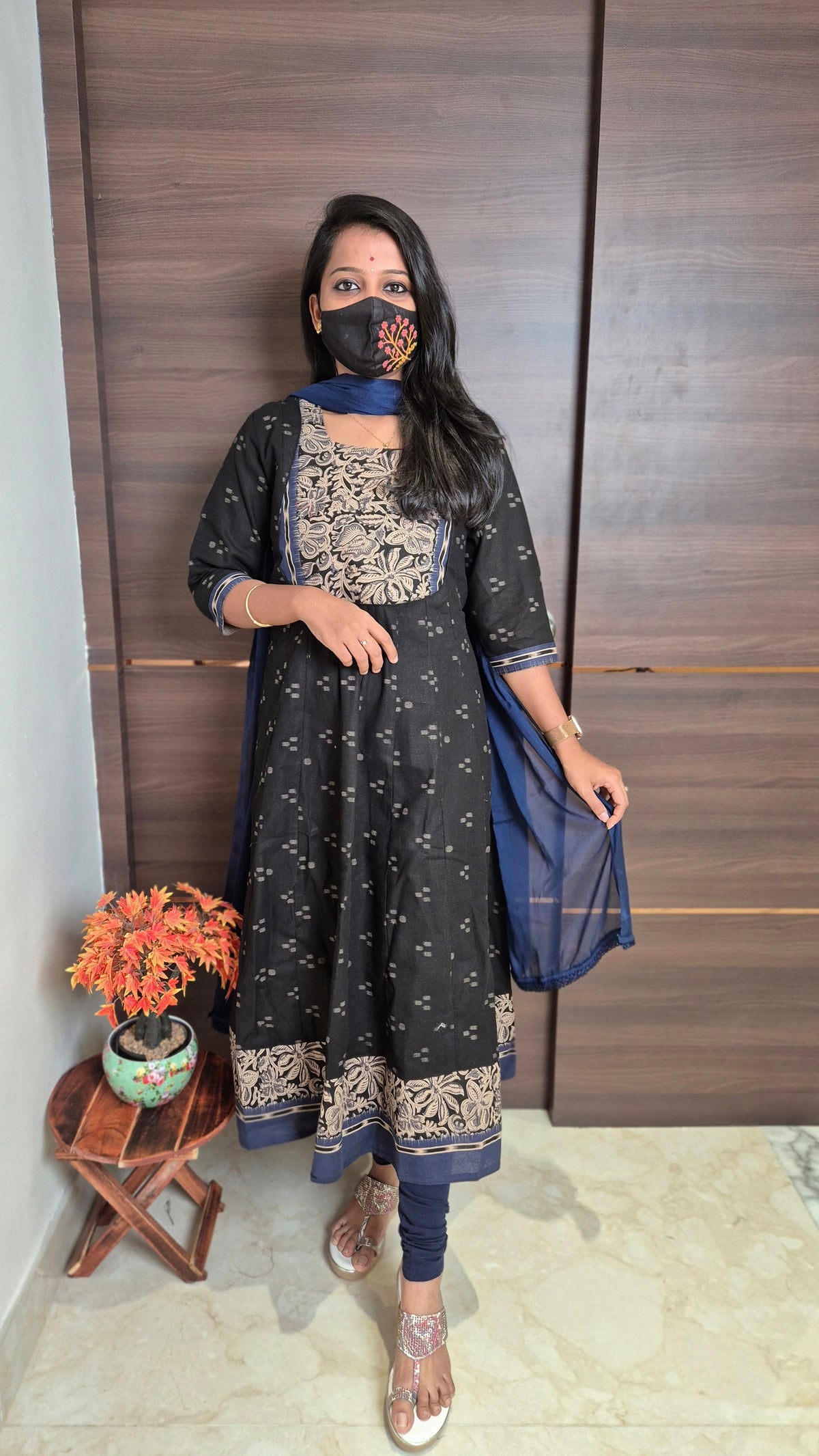 Cotton Anarkali Kurti (11507)