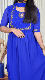 Ethnic Salwar set (Kurti+Dupatta)(10868)c5