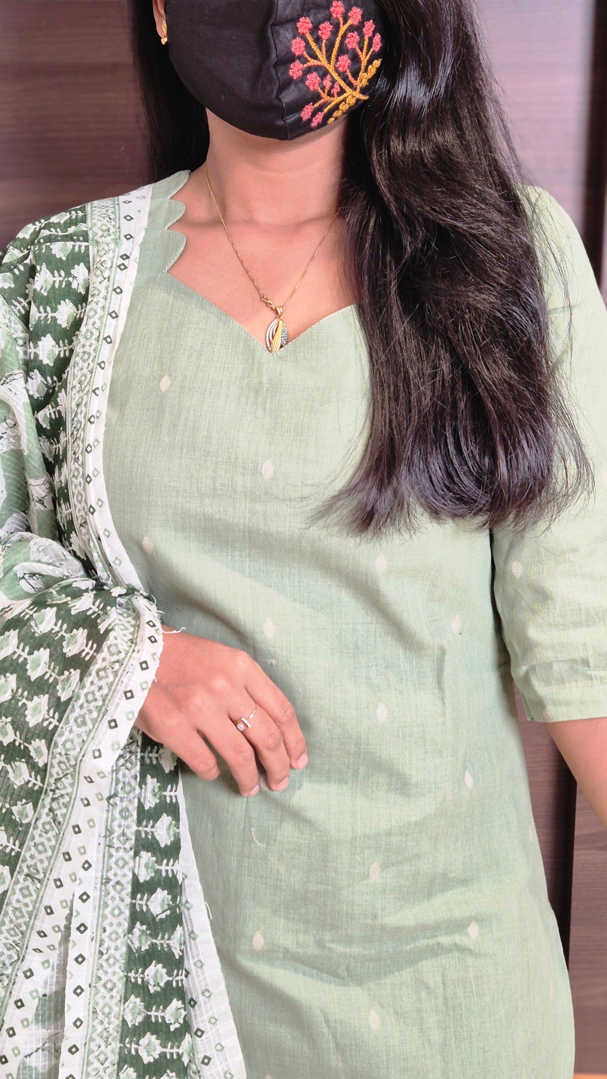 Handloom Cotton Salwar set(11221)