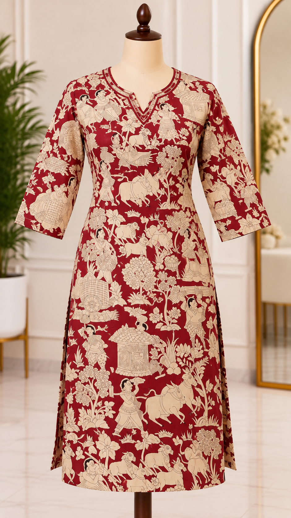 Kalamkari Kurti(12009)