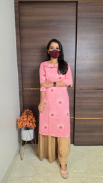 Office Wear kurti-Embroidery kurti(12029)