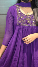 Ethnic Salwar set (Kurti+Dupatta)(11173)