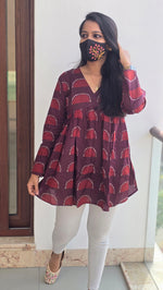 Peplum top (11178)