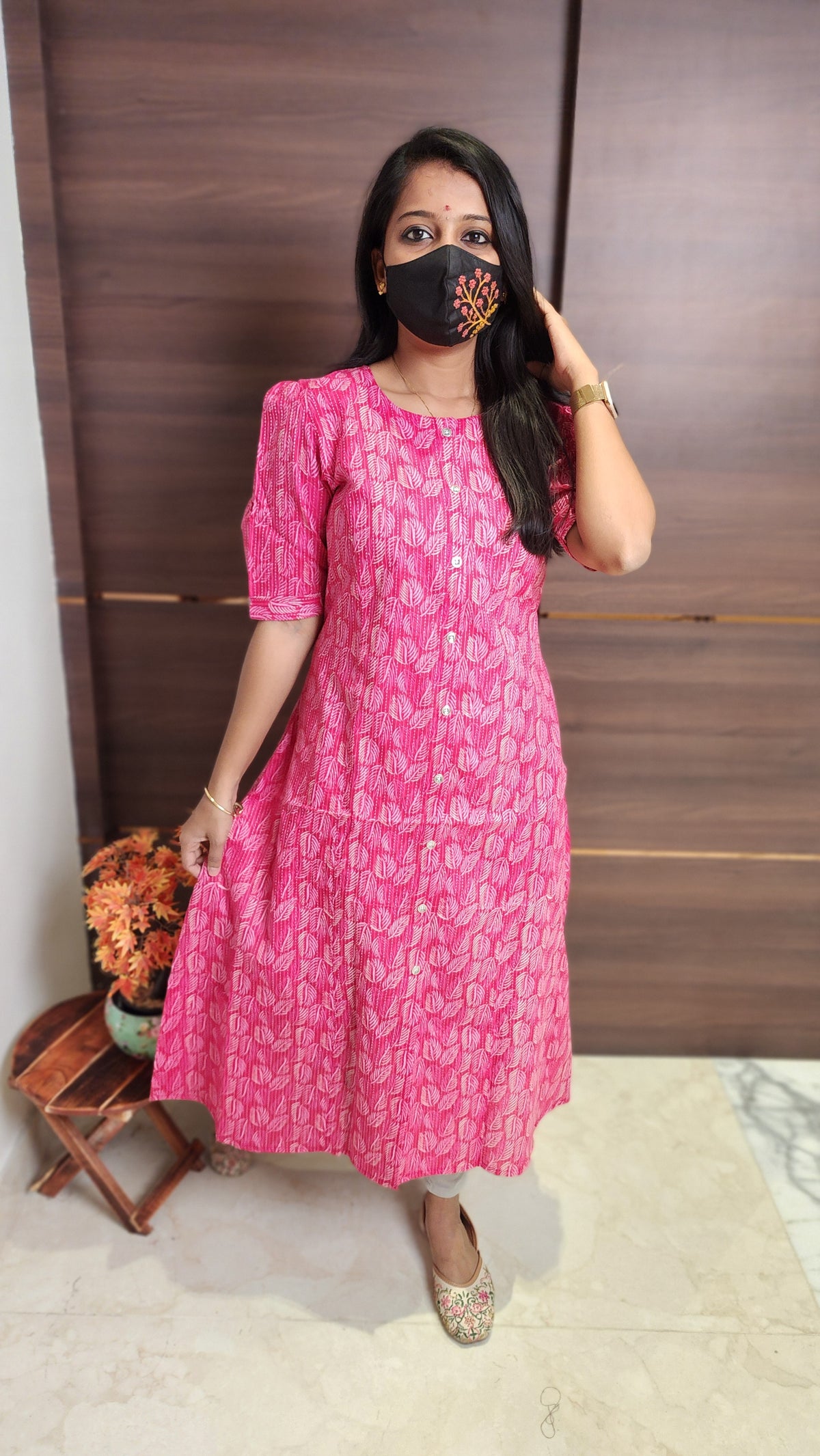 Jaipur A-Line cotton Kurti(10711)
