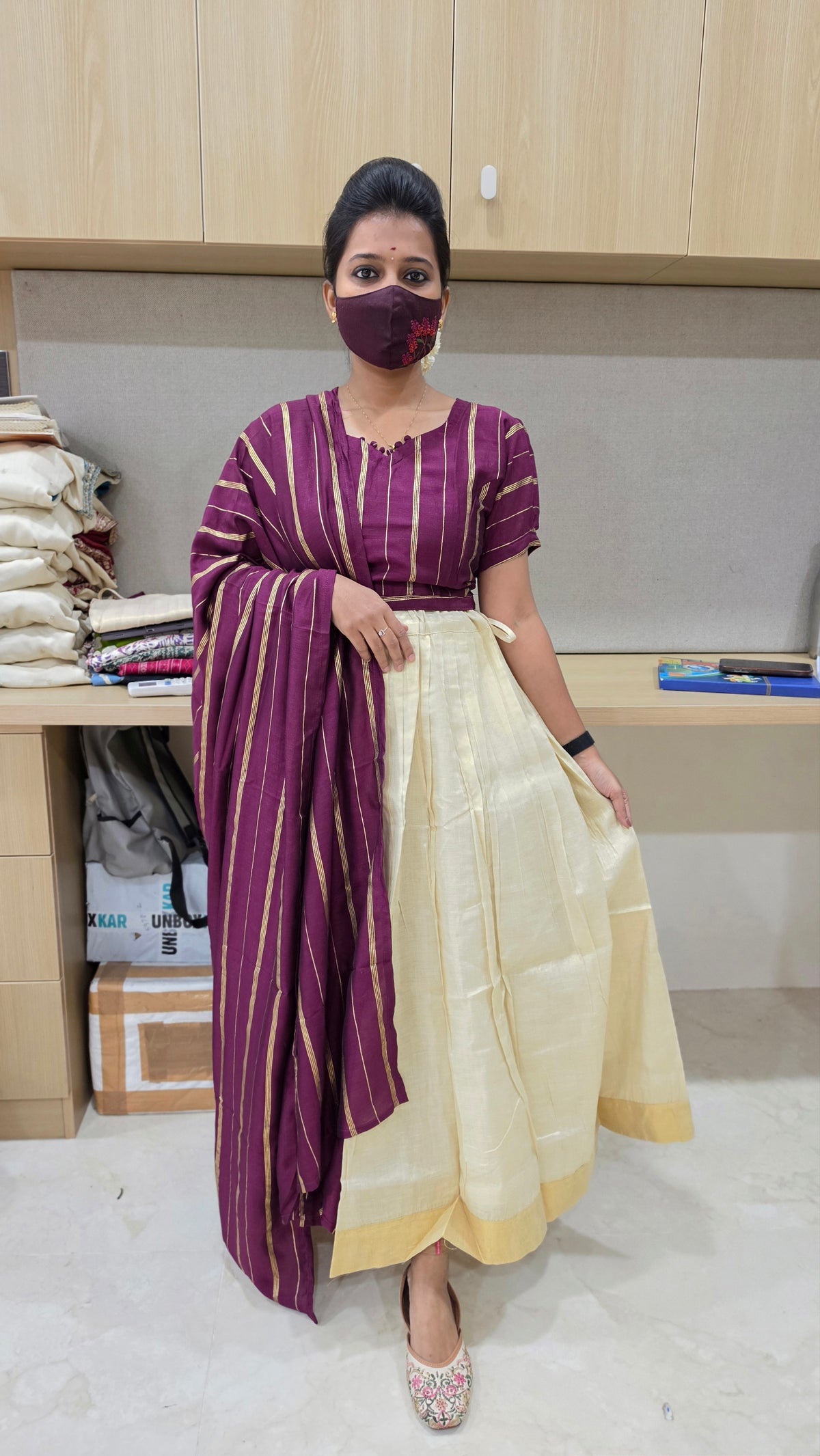 Onam Series-Lehenga(12092)