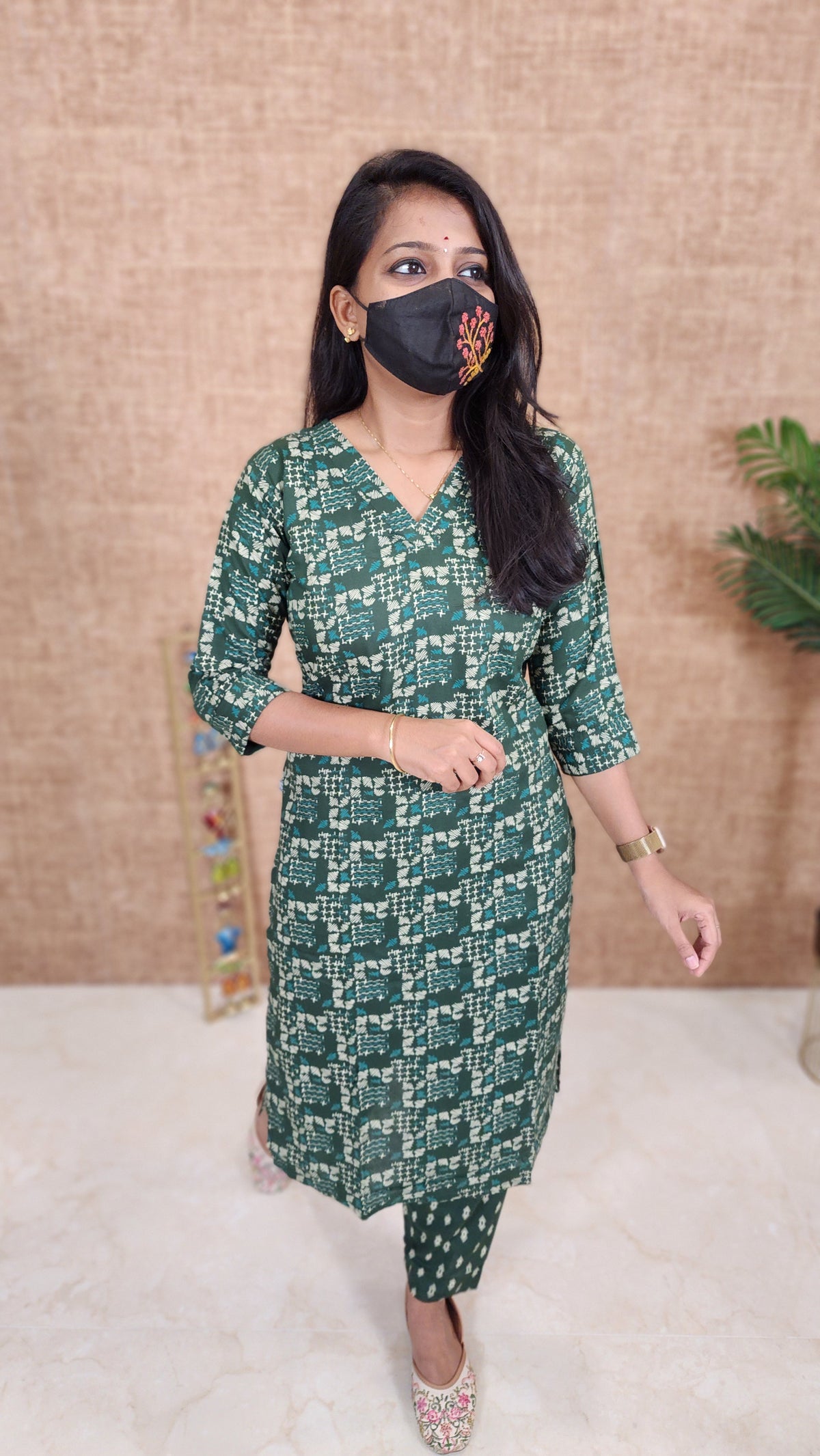 Cord Set (pant & top)(9943)