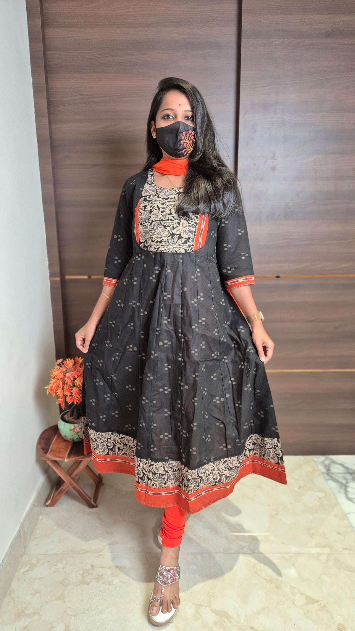 Cotton Anarkali Kurti (11506)