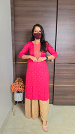 Office Wear kurti-Embroidery kurti(12030)