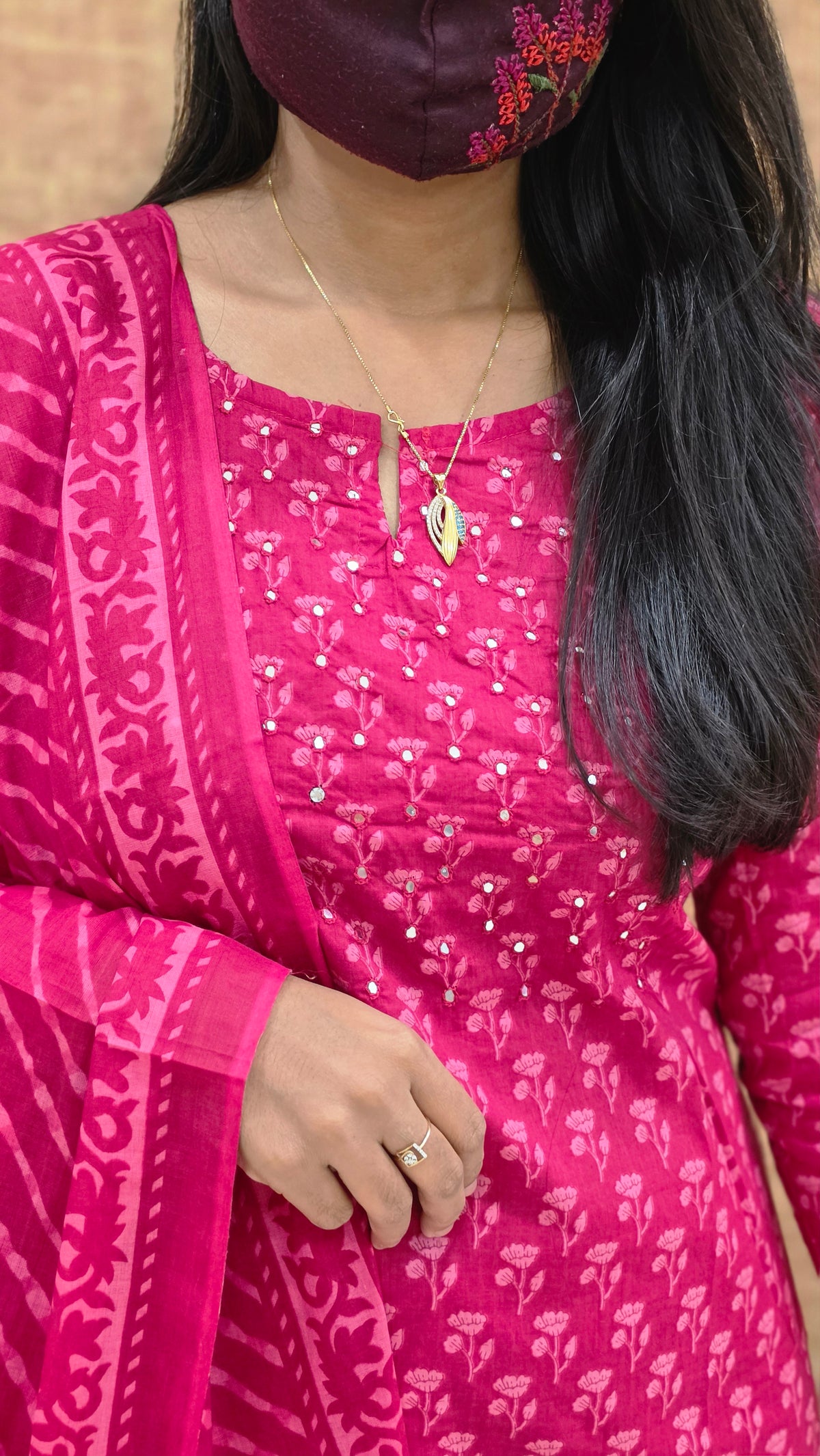 Cotton salwar set (11179)