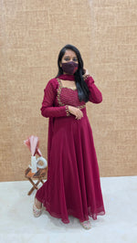 Ethnic Salwar set(Kurti+Dupatta)(12308)