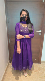 Ethnic Salwar set (Kurti+Dupatta)(11173)